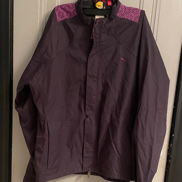 PUMA Purple Jacket with Pink Accents - Picture 1 of 5